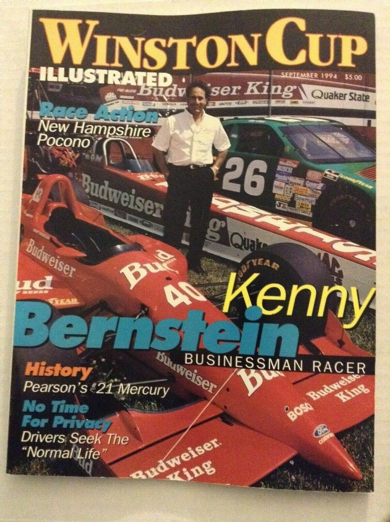 Winston Cup Illustrated Kenny Bernstein Patti Petty September 1994 082819nonrh