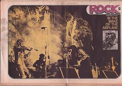 Rock Magazine February 28 1972 Jefferson Airplane VG 122115DBE