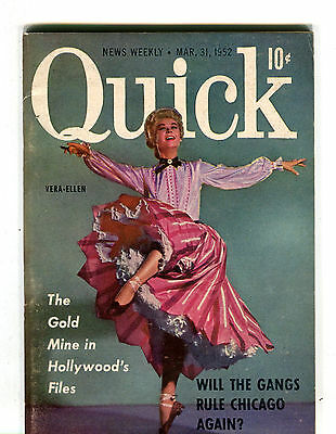 Quick Magazine March 31 1952 Vera Ellen EX 050916jhe