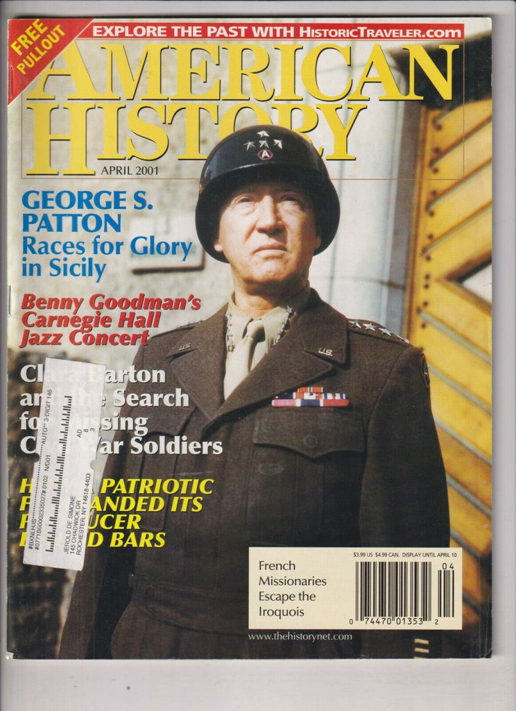 American History Mag George S. Patton Benny Goodman April 2001 032720nonrh