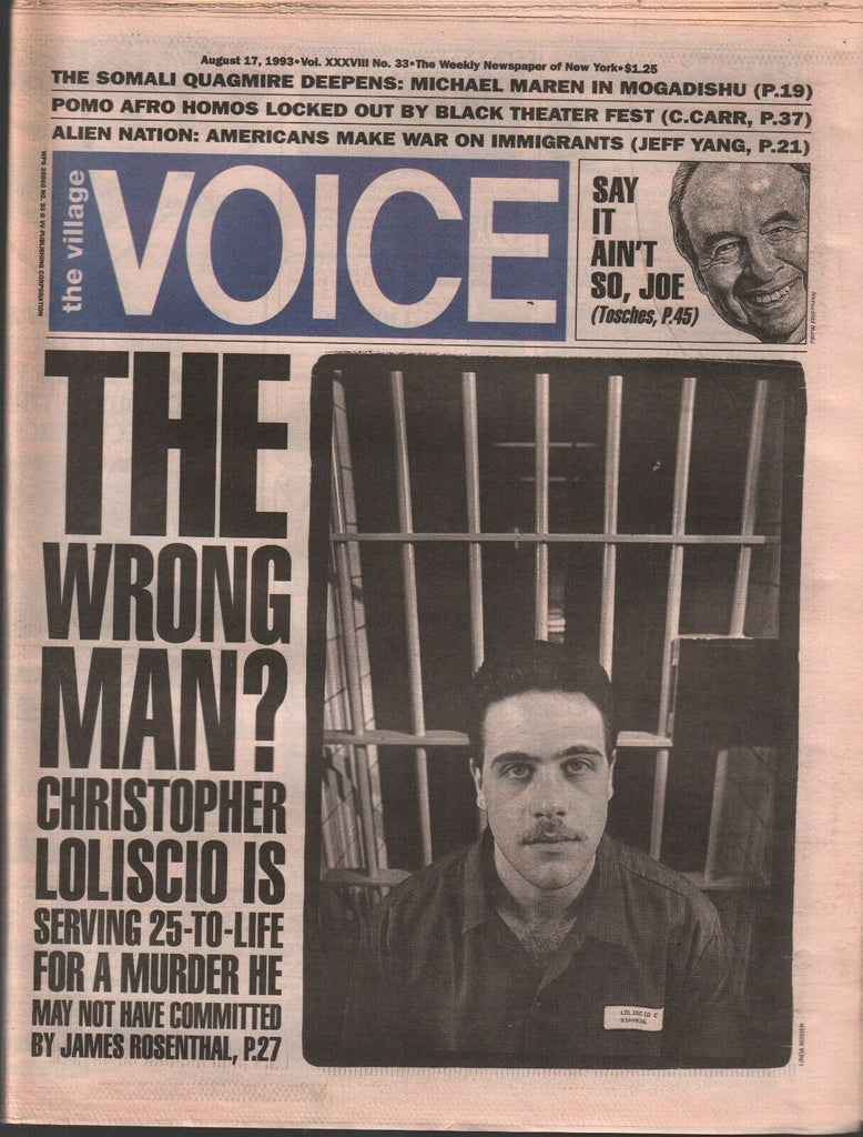The Village Voice NYC August 17 1993 Christopher Loliscio Michael Maren012120AME