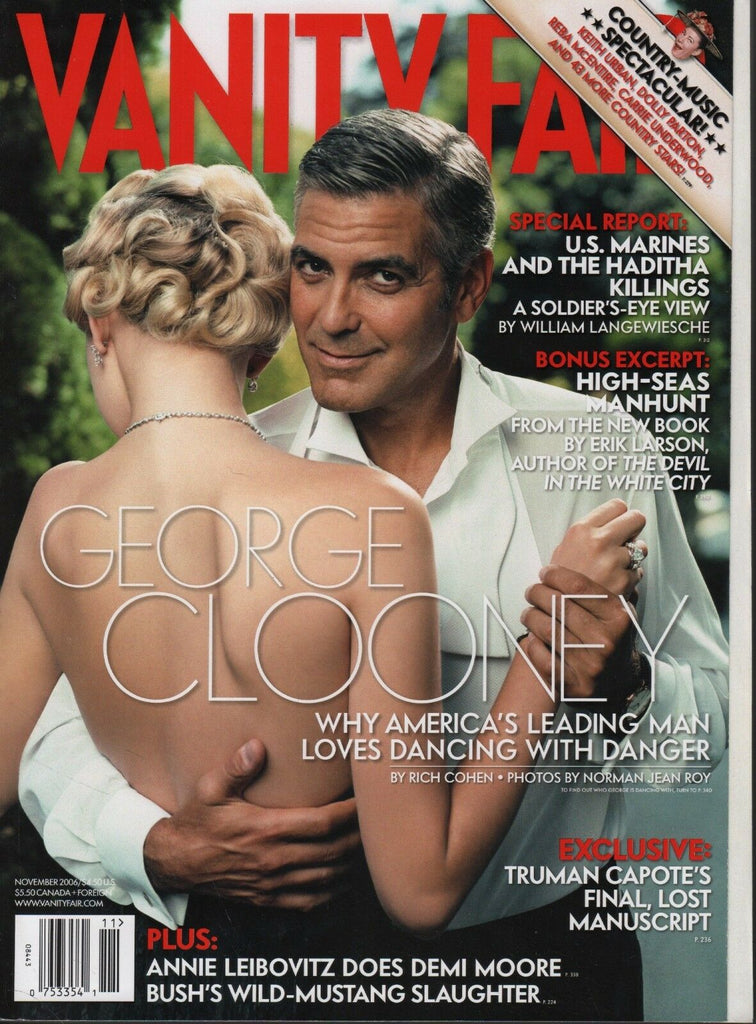 Vanity Fair November 2006 George Clooney Annie Leibovitz Demi Moore 061218DBE