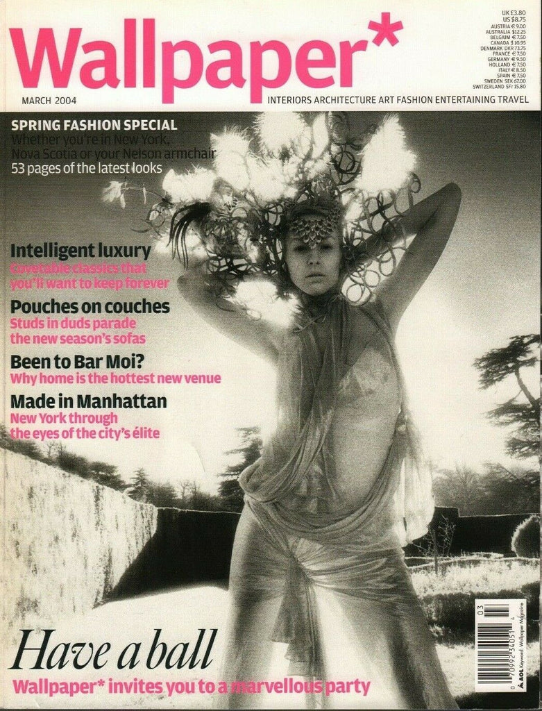 Wallpaper UK Fashion Design Magazine March 2004 Spring Fashion Special 022420AME