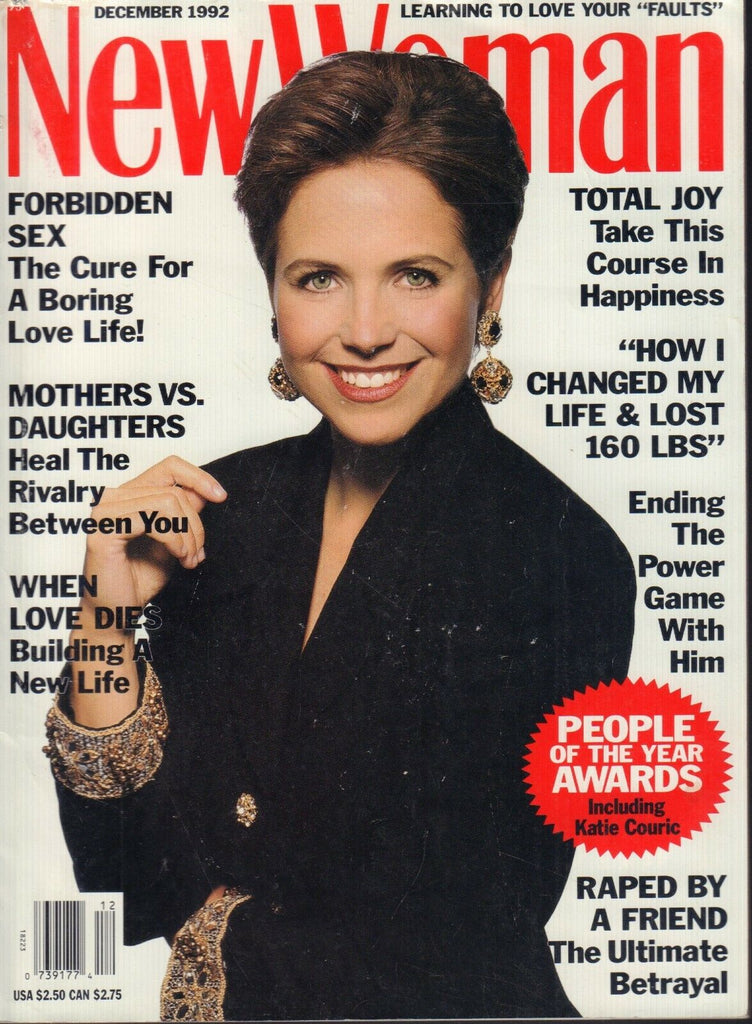 New Woman December 1992 Katie Couric Kate Vernon 090618AME2