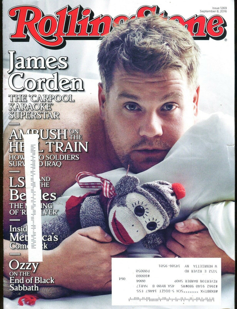 Rolling Stone Magazine September 8 2016 James Corden EX w/ML 012517jhe