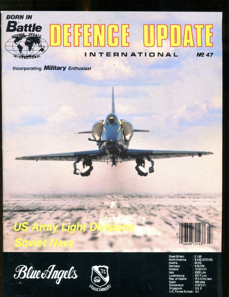 Defence Update Magazine 1984 Blue Angels EX No ML 011917jhe