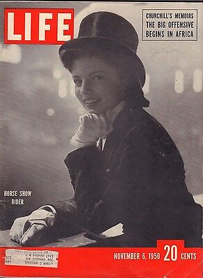 Life Magazine November 6 1950 Birthday Horse Show Rider w/ML VG 060116DBE