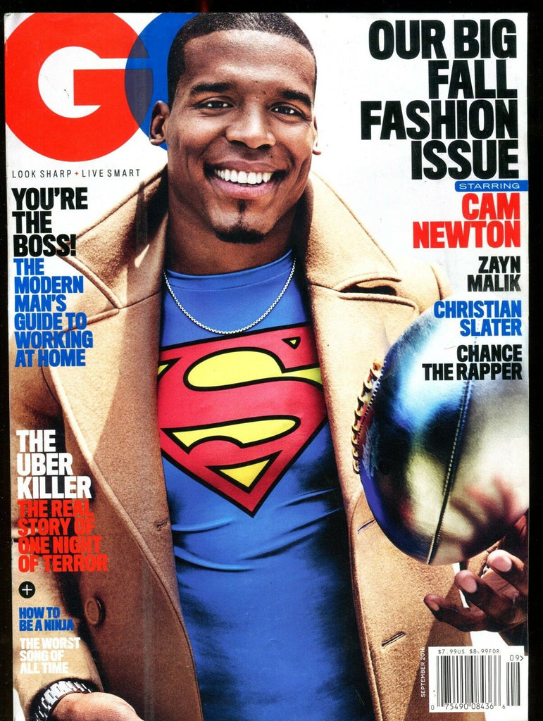 GQ Magazine September 2016 Cam Newton EX No ML 010217jhe