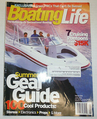 Boating Life Magazine Summer Gear Guide & 7 Cruising Plontoons June 2002 021915r