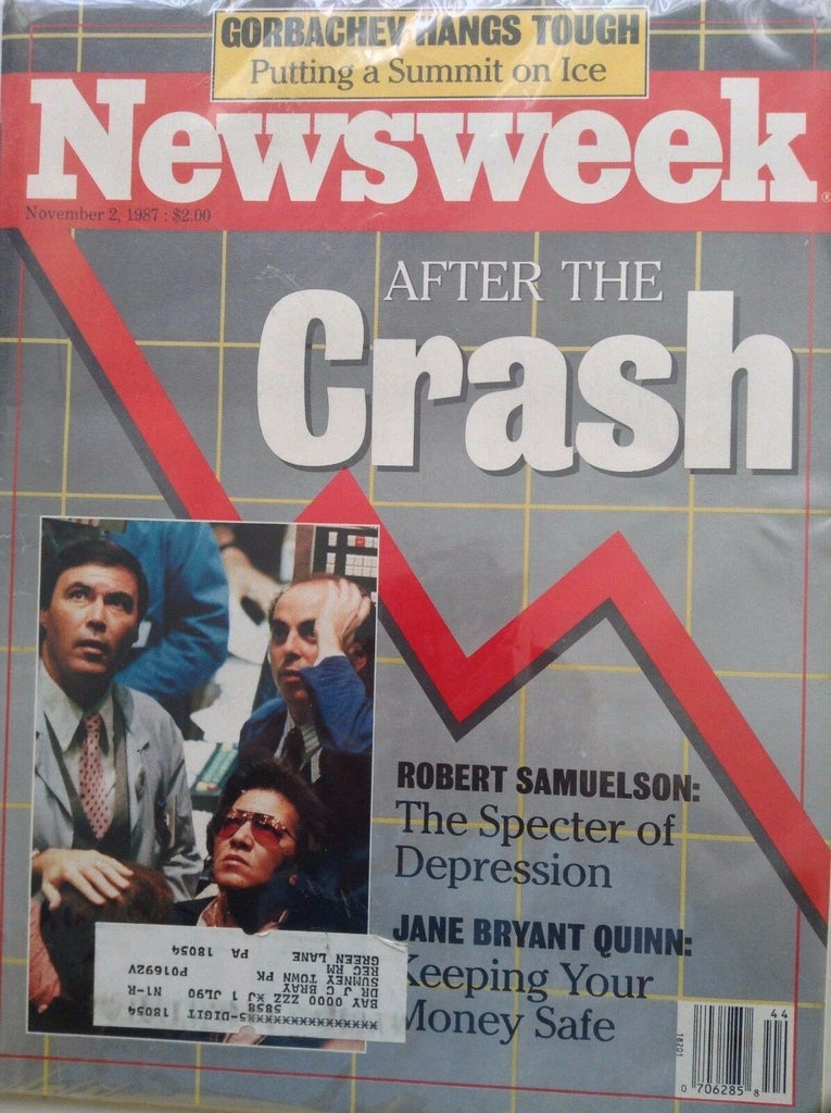 Newsweek Magazine Robert Samuelson Jane Quinn November 2, 1987 091417nonrh2