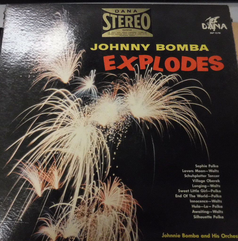 Johnny Bomba Explodes vinyl DLP 1270 010218LLE2