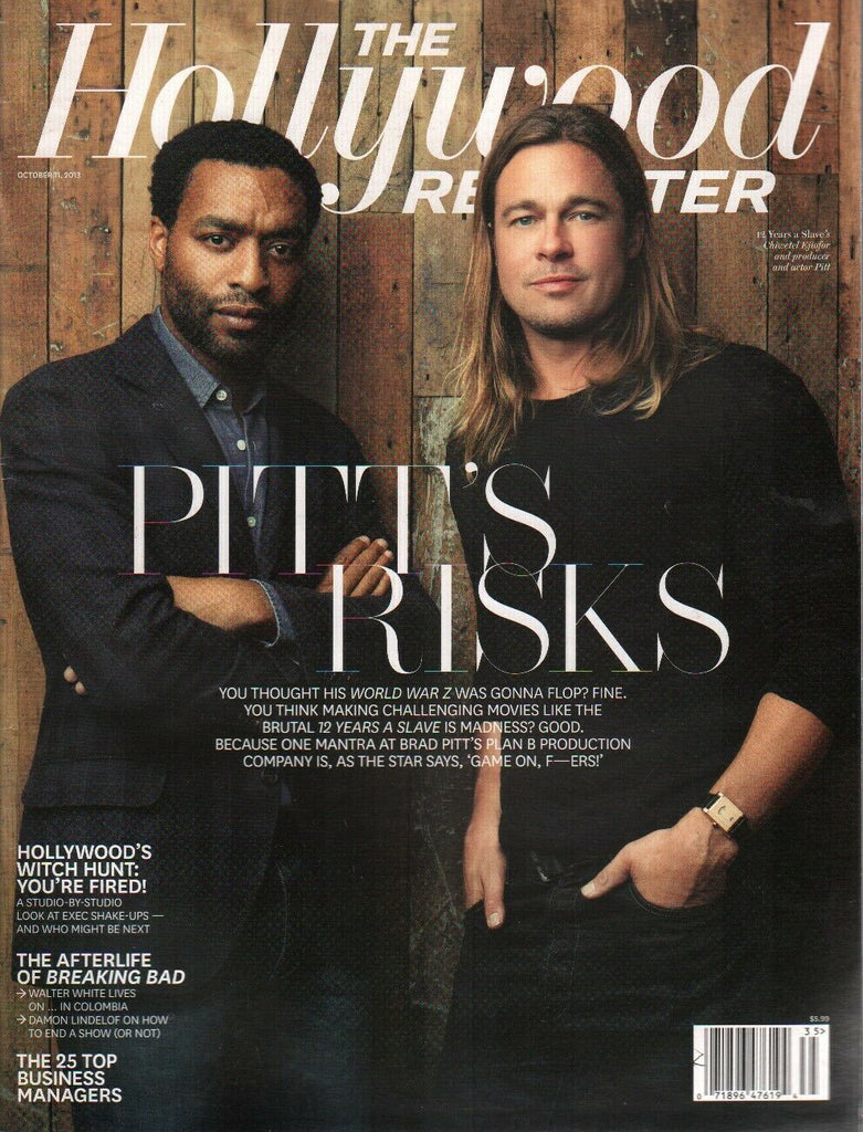 The Hollywood Reporter Ocotober 11 2013 Brad Pitt Walter White 030920AME