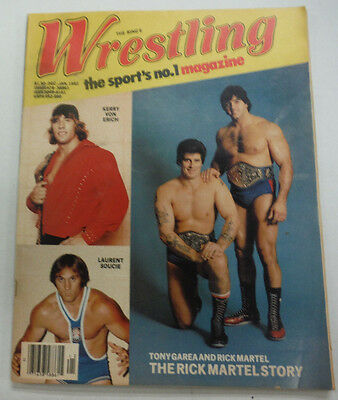 Wrestling Magazine Kerry Von Erich & Rick Martel December/January 1982 062415R2