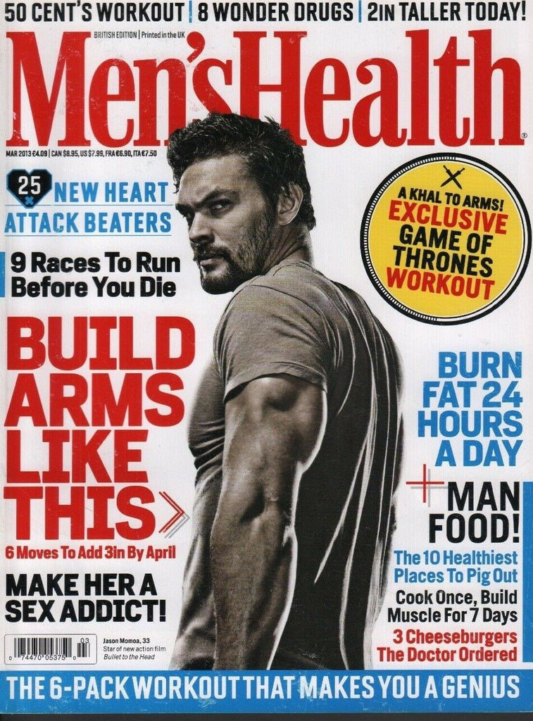 Men's Health UK May 2013 Jason Mamoa 50 Cent Patrik Giardino 111918DBE