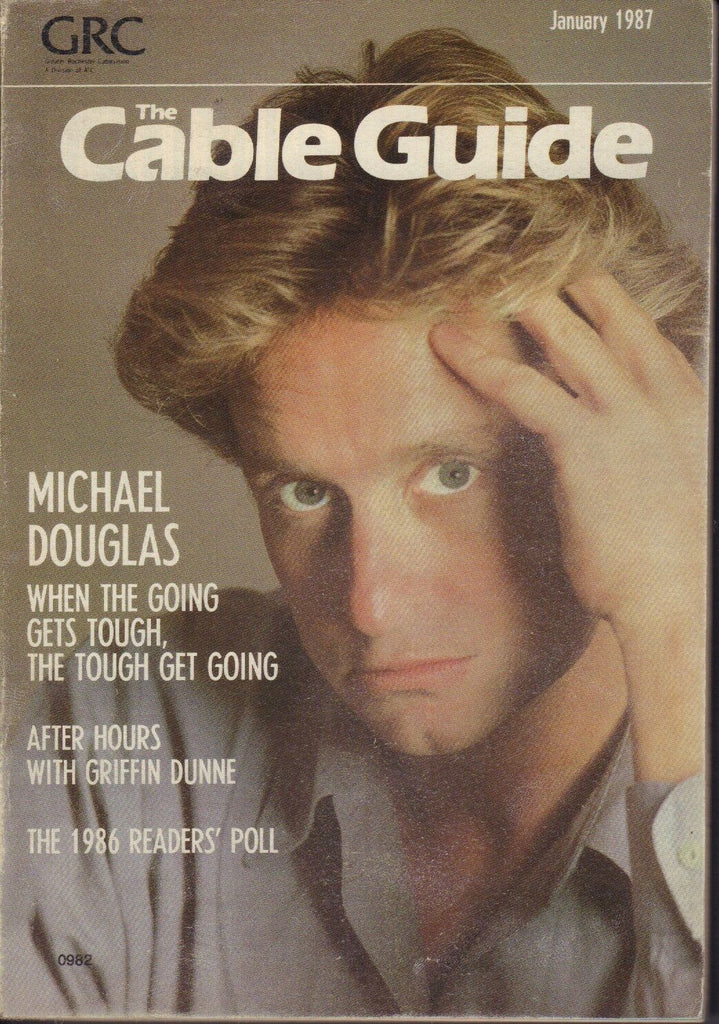 The Cable Guide Magazine January 1987 Michael Douglas 072017nonjhe
