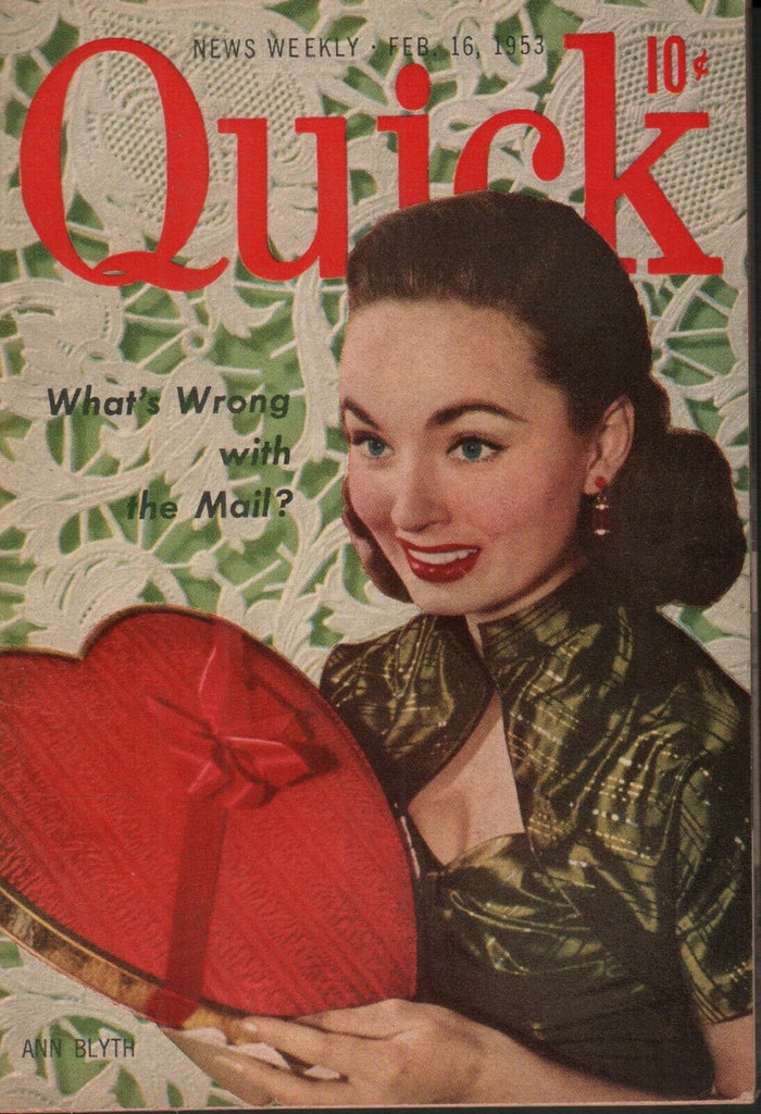 Quick News Weekly February 16 1953 Ann Blyth Cheesecake Pin Up 070819AME