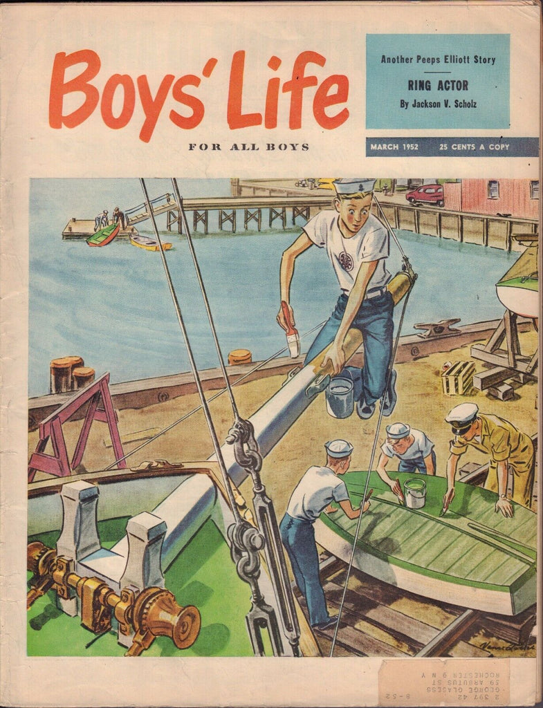 Boys Life March 1952 Ring Actor w/ML 011717DBE2