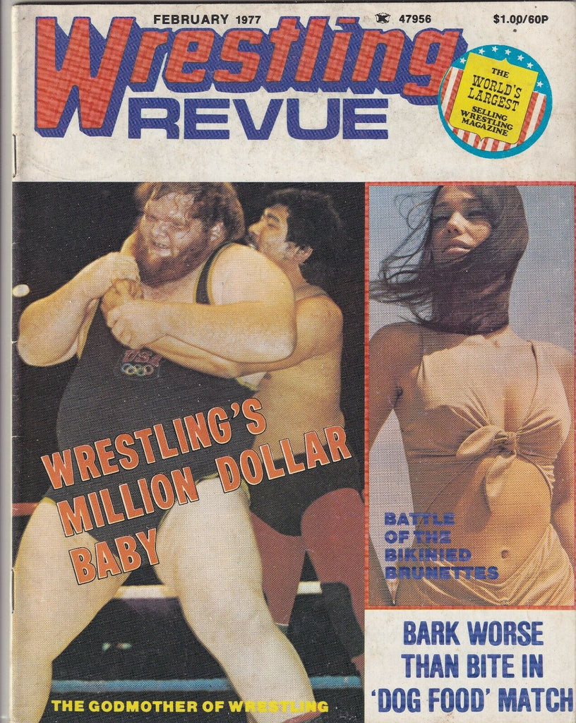 Wrestling Revue Magazine Million Dollar Baby February 1977 061419nonr