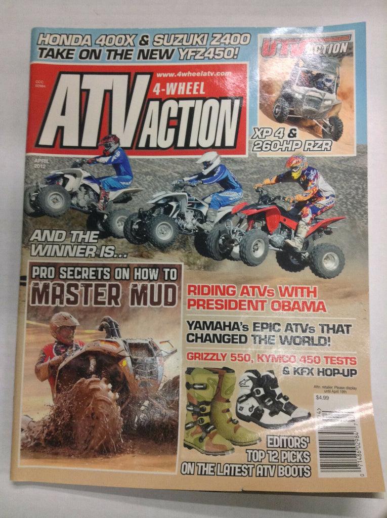 ATV Action Magazine How To Master Mud & Barack Obama April 2012 032617nonR