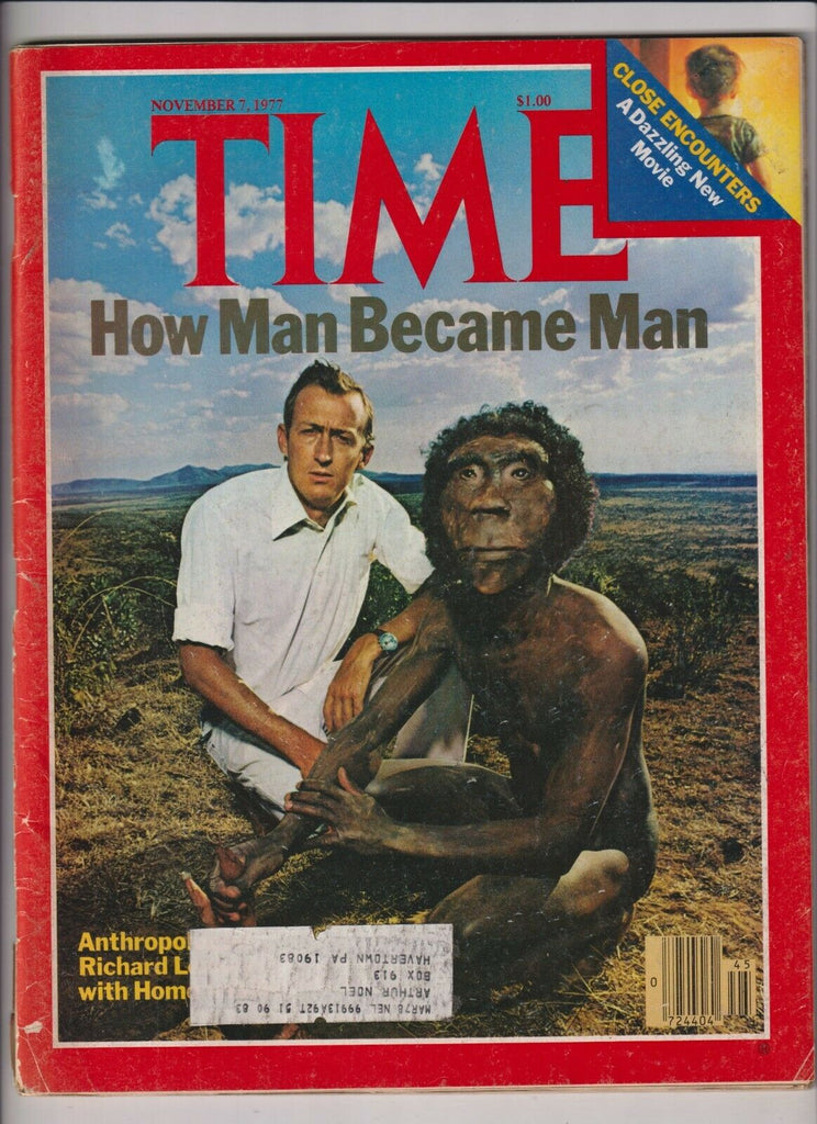 Time Magazine Richard Leakey Steven Spielberg November 7, 1977 110619nonr