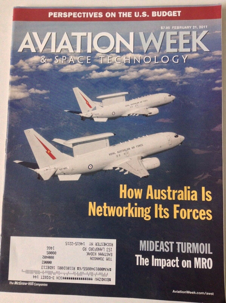 Aviation Week Magazine Australia's Networking February 21, 2011 051617nonrh