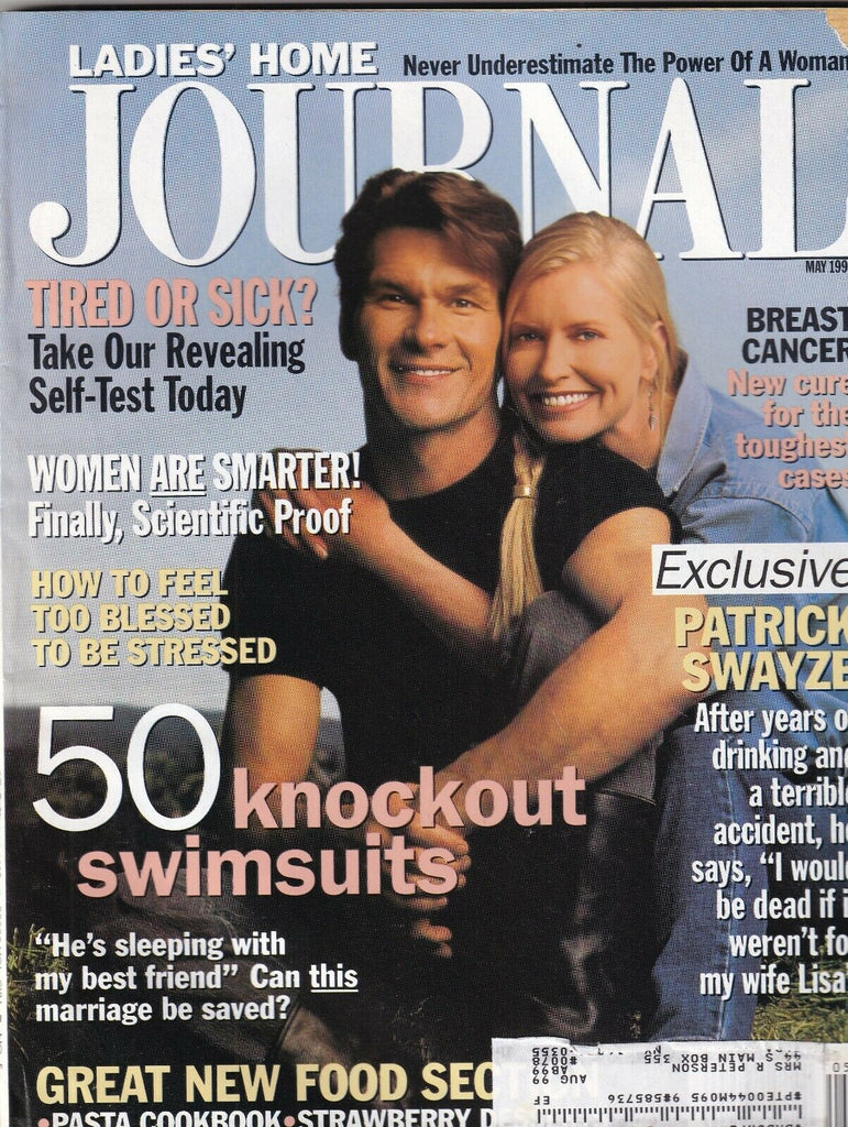 Ladies' Home Journal Mag Patrick Swayze 50 Swimsuits May 1998 092819nonr