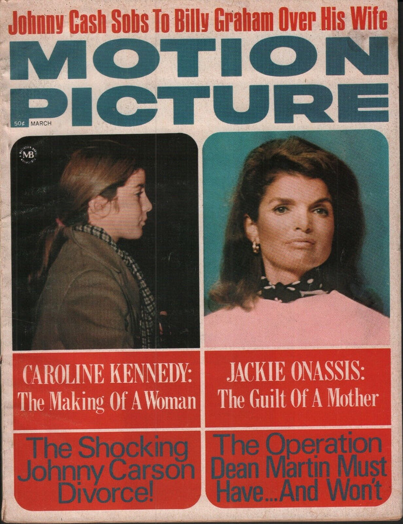 Motion Picture March 1971 Jackie Kennedy Onassis Caroline Dean Martin 062519AME