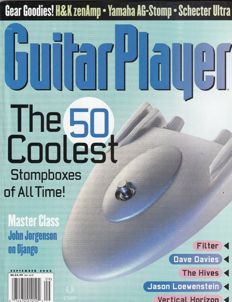 Guitar Player Magazine The 50 Coolest Stompboxes September 2002 100219nonr