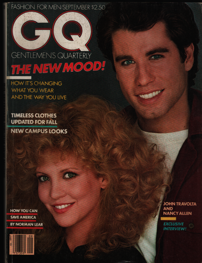 GQ Vintage Magazine September 1981 John Travolta Nancy Allen 022321ame3
