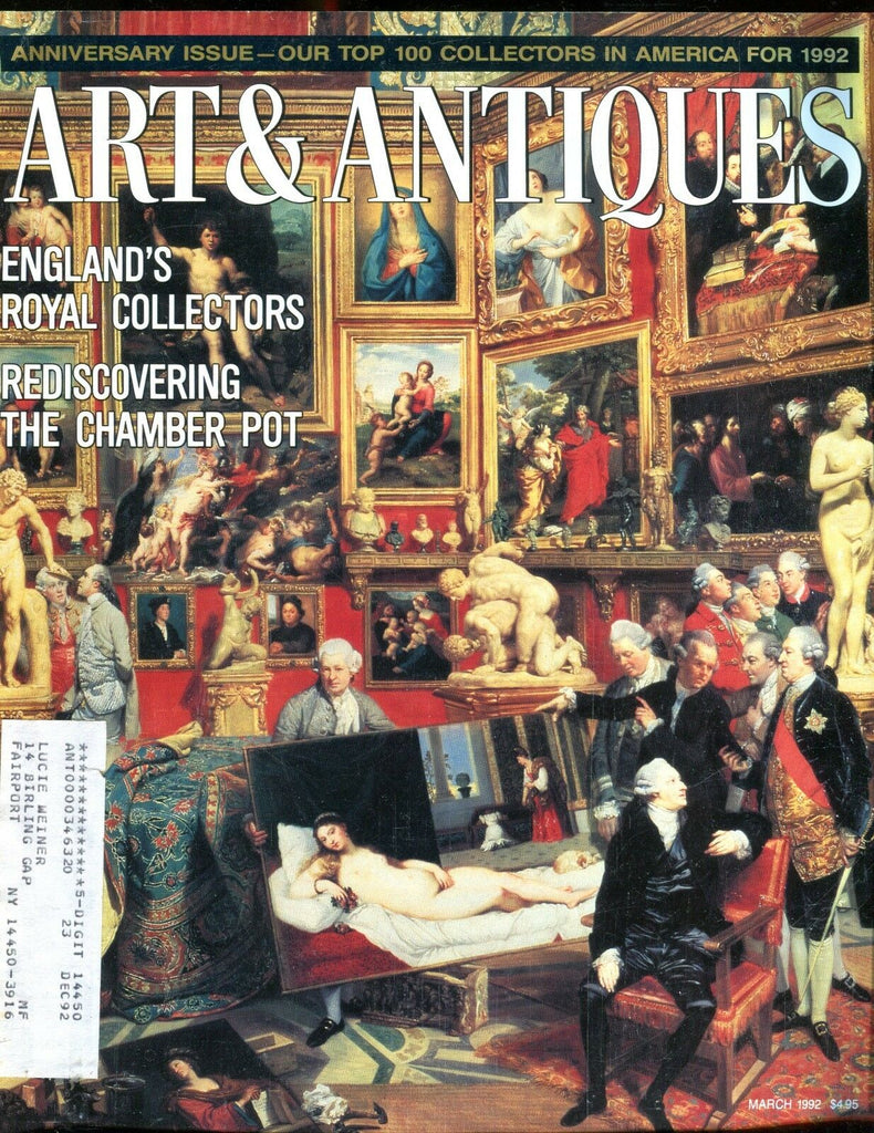 Art & Antiques Magazine March 1992 EX w/ML 012517jhe