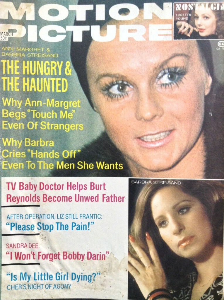 Motion Picture Magazine Ann-Margret & Barbra Streisand March 1974 013118nonrh