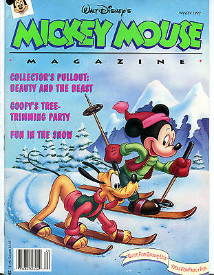 Walt Disney's Mickey Mouse Magazine Winter 1992 EX 081116jhe
