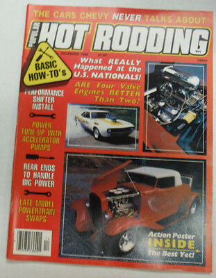 Popular Hot Rodding Magazine U.S. Nationals December 1986 061115R