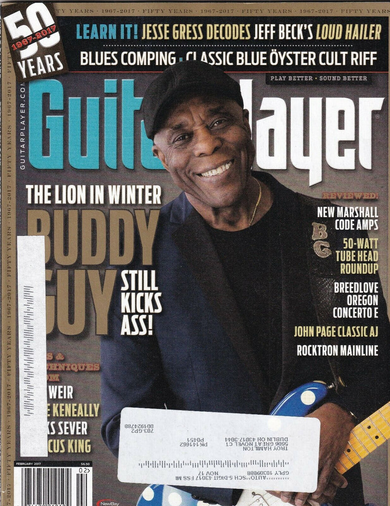 Guitar Player Magazine Buddy Guy Jeff Beck's Hailer February 2017 100219nonr