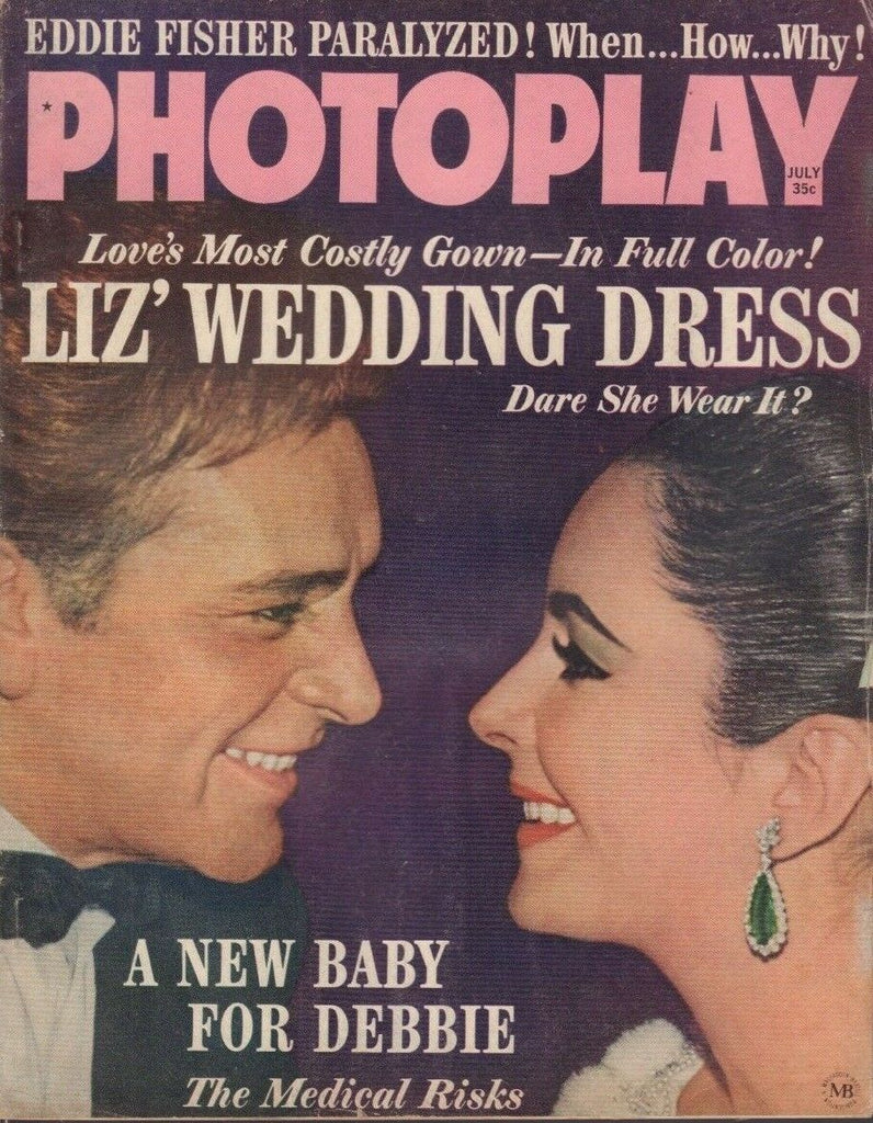 Photoplay July 1963 Liz Taylor Eddie Fisher Debbie Reynolds 013119DBE2