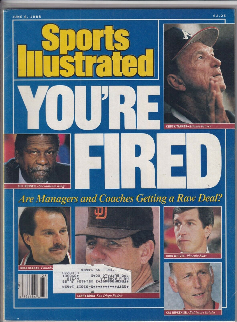 Sports Illustrated Bill Russell Cal Ripken Sr. June 6, 1988 091619nonr