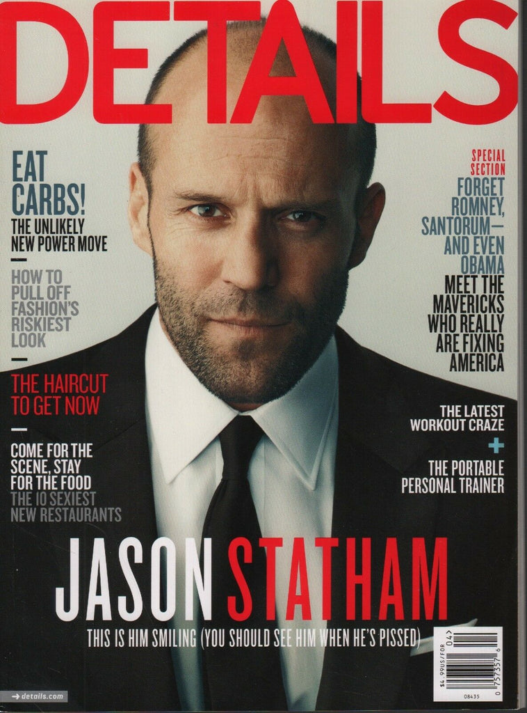 Details April 2012 Jason Statham Norman Jean Roy Adam Scott 052418DBF