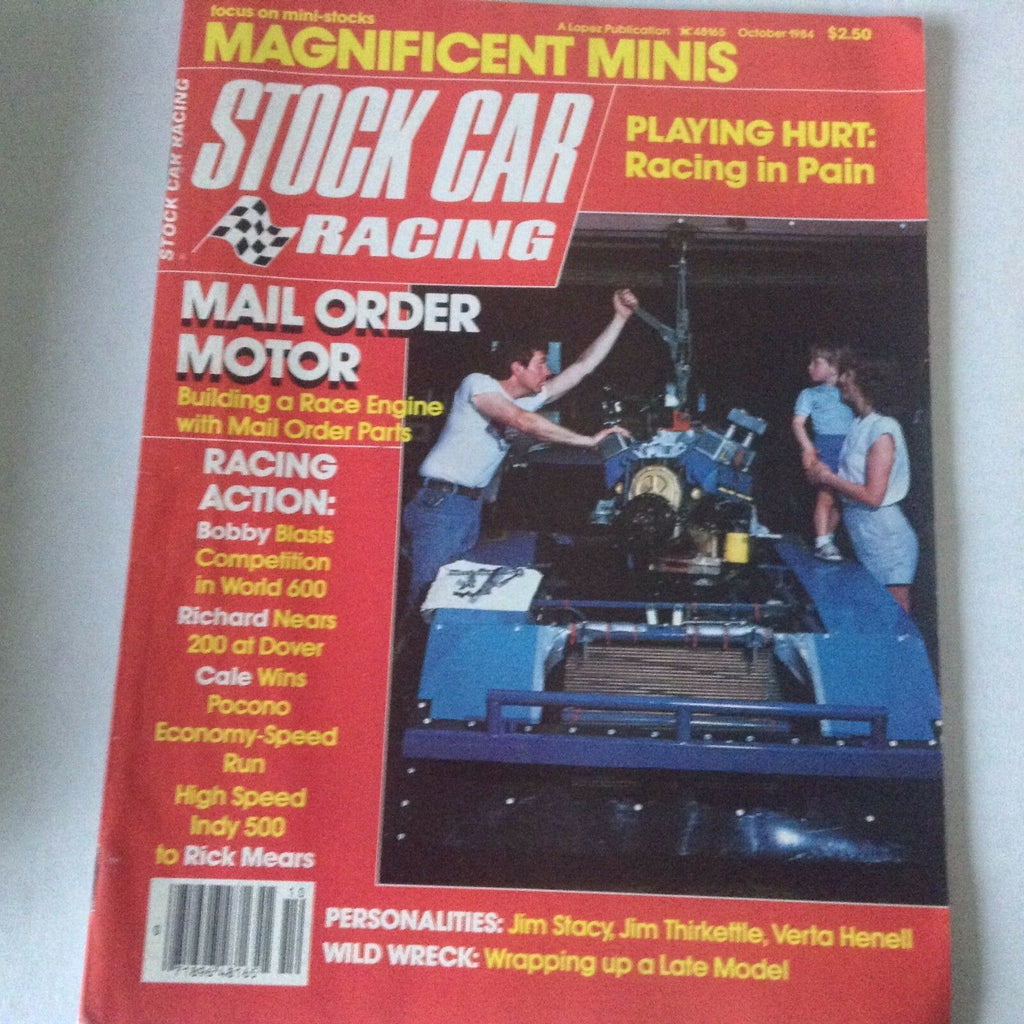 Stock Car Racing Magazine Bobby & Richard & Cale October 1984 060817nonrh