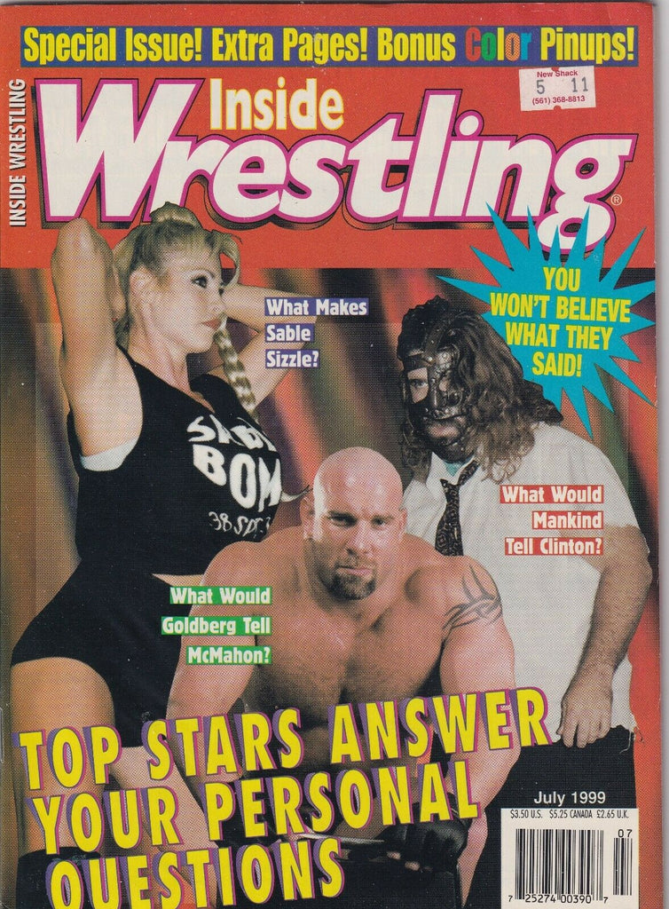 Inside Wrestling Mankind Sable July 1999 061919nonr
