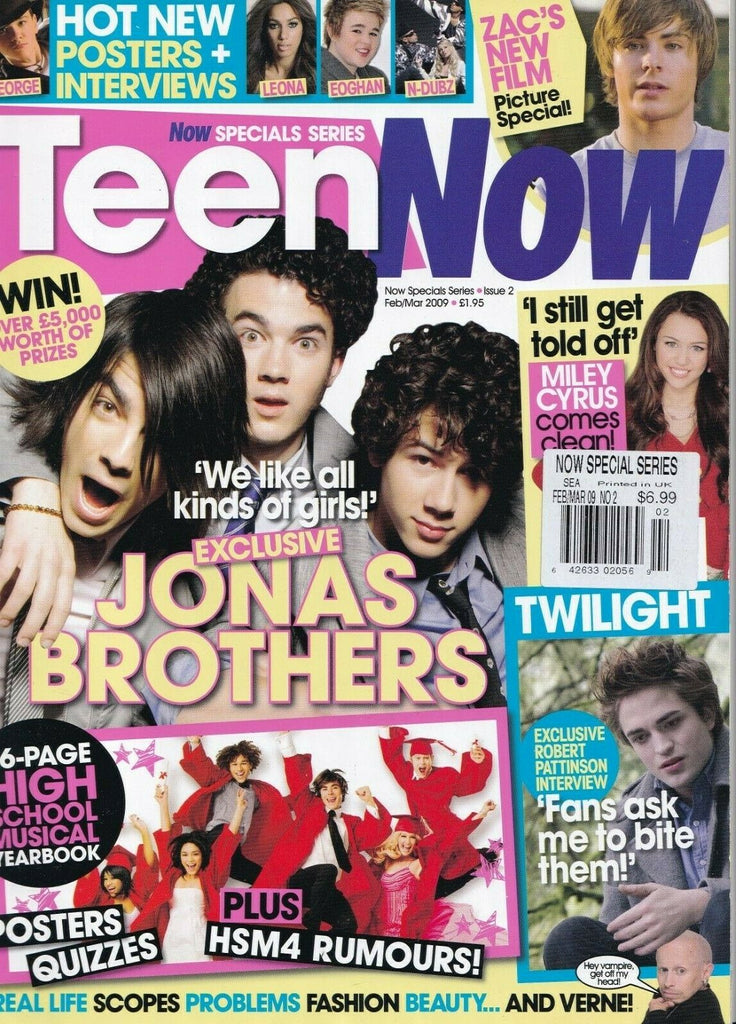 Teen Now February March 2009 Jonas Brothers Robert Pattinson 060719DBE2