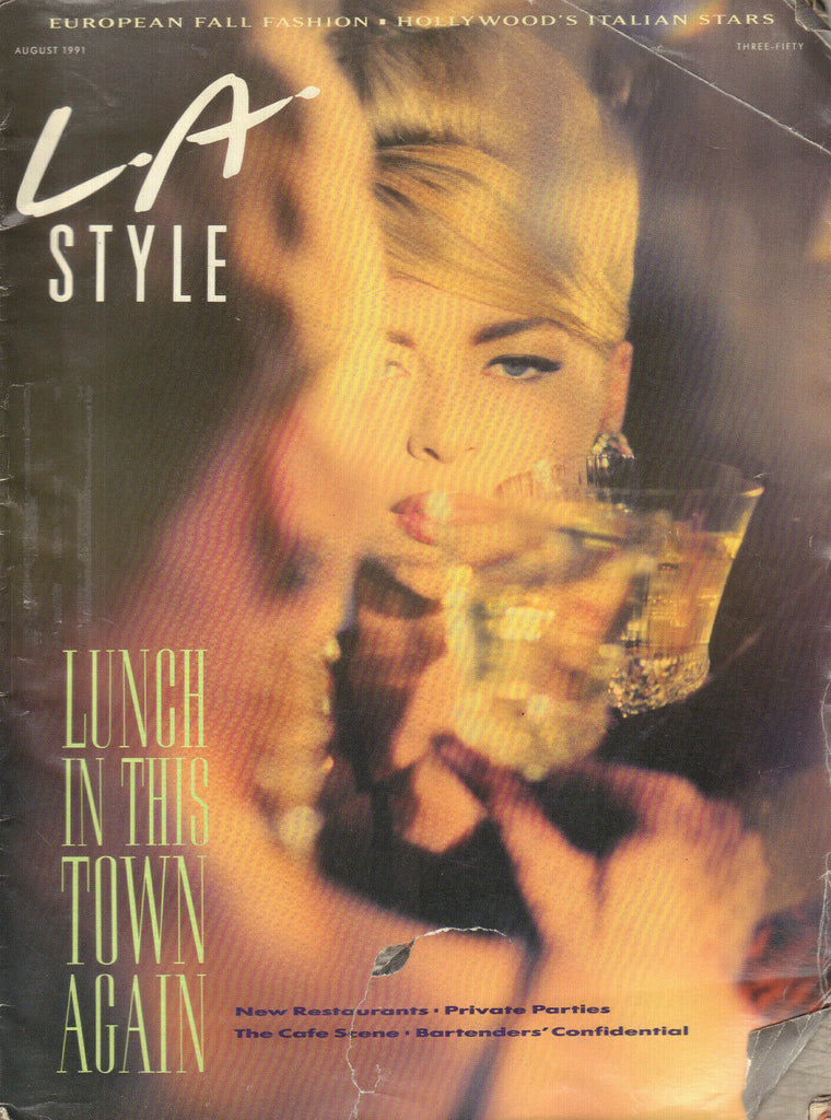 LA Style August 1991 George Holz Franco Rossi 032520DBE