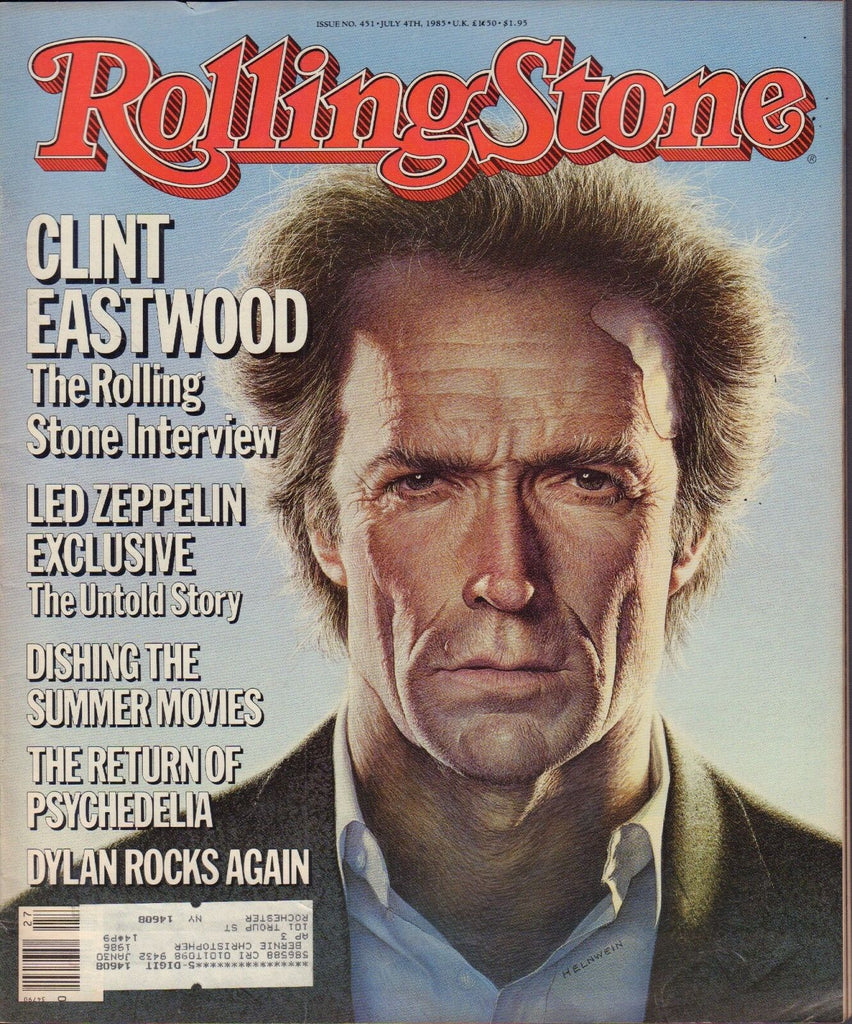 Rolling Stone July 4 1985 Clint Eastwood, Led Zeppelin w/ML 122116DBE2