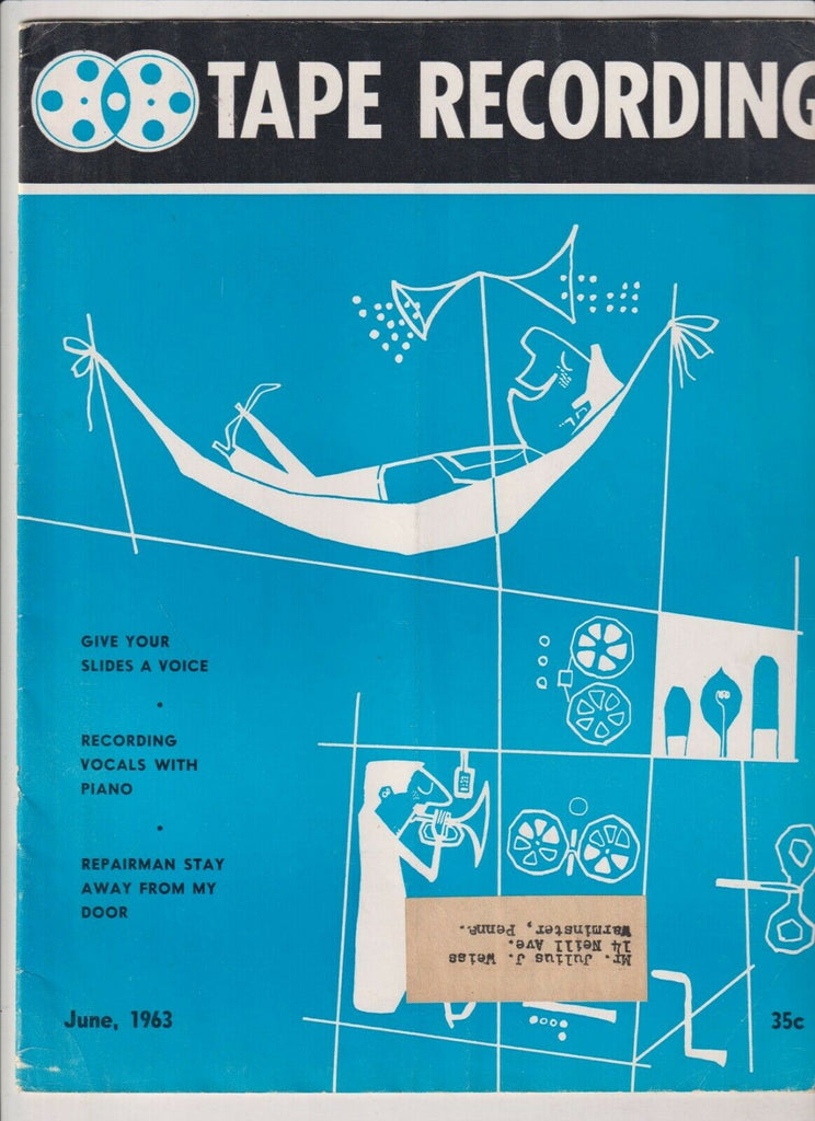Tape Recording Mag Give Slides A Voice June 1963 032920nonrh