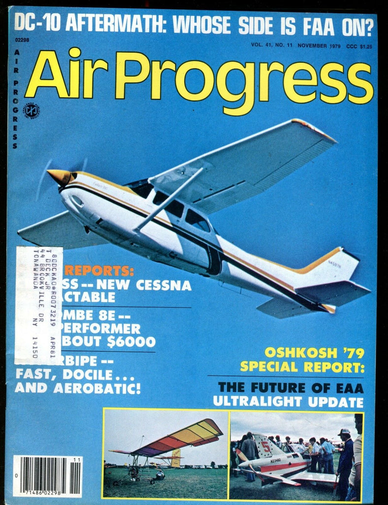 Air Progress Magazine November 1979 New Cessna EX w/ML 120316jhe