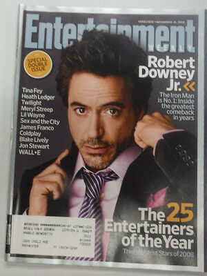 Entertainment Weekly Magazine Robert Downey Jr. November 2008 061915R