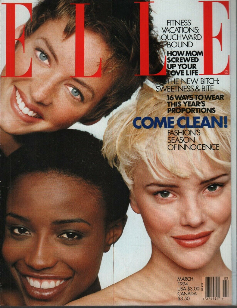 Elle Vintage Fashion Magazine June 1993 Avalon Jamie Risher 092619AME