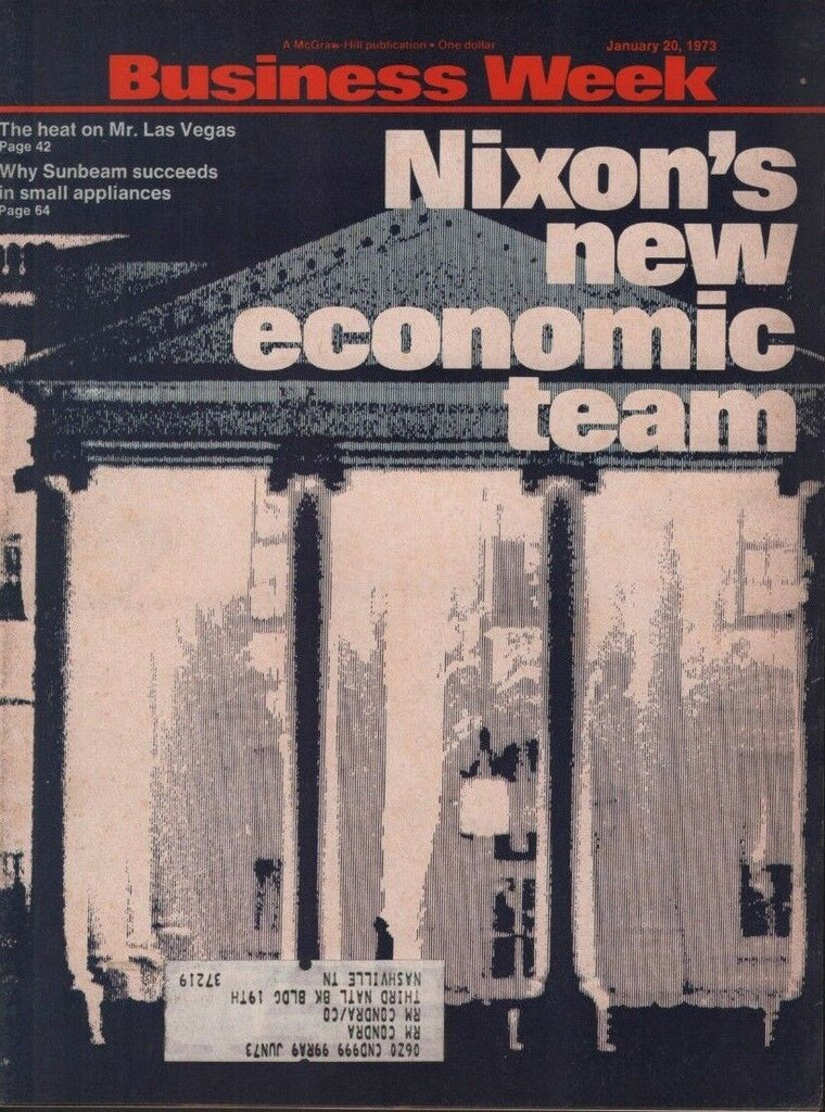 Business Week January 20 1973 Richard Nixon Joan Sydlow w/ML 090318DBE2