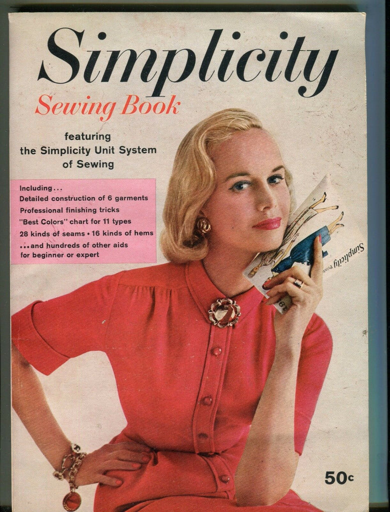 Simplicity Magazine Sewing Book 1958 EX 050117nonjhe