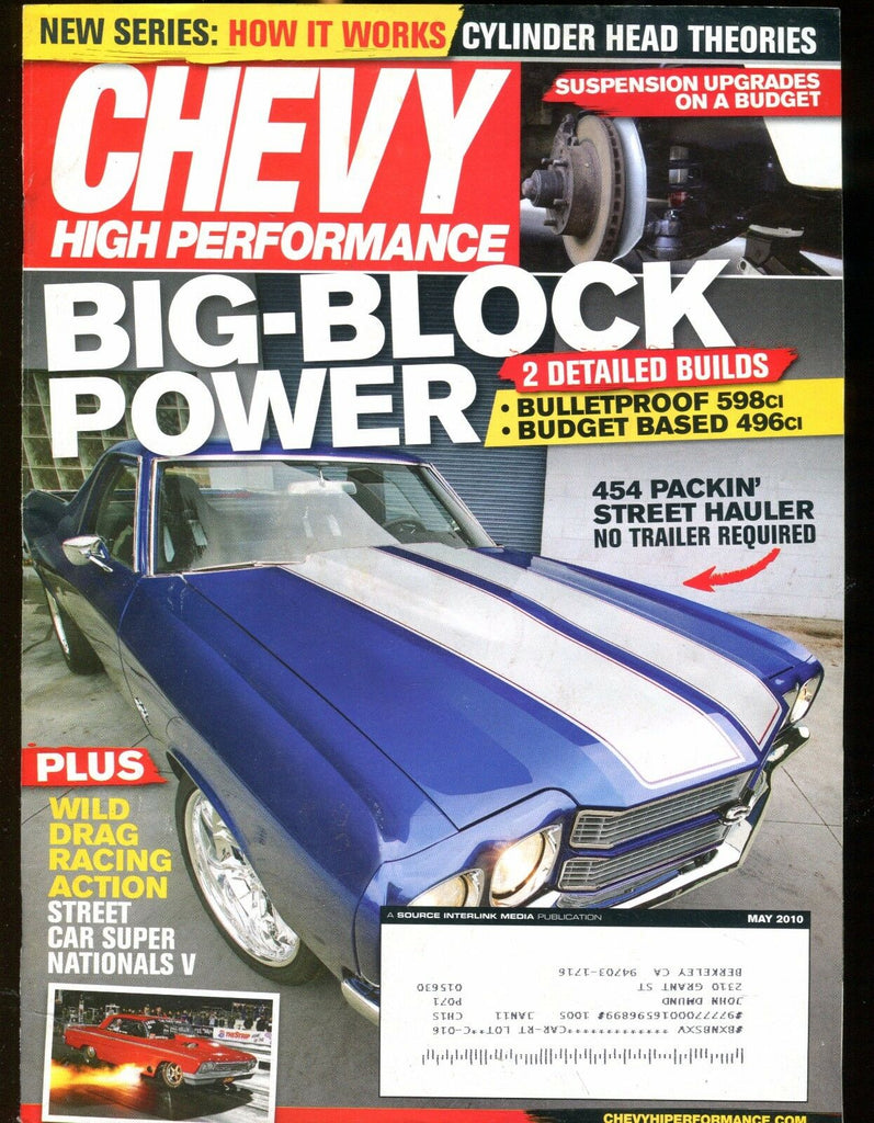 Chevy High Performance Magazine May 2010 454 Hauler EX w/ML 022717nonjhe