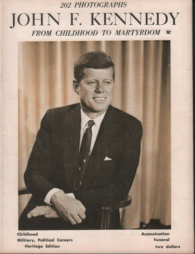 John F Kennedy 202 Photographs From Childhood to Martydom 1963 062519AME